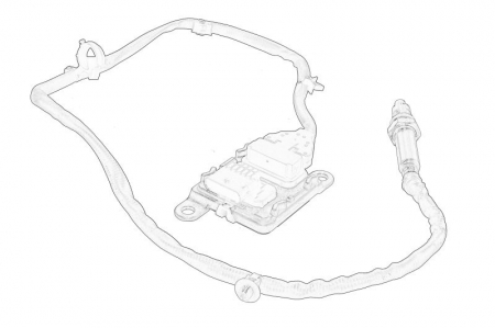 Senzor NOx (inainte de catalizator) potrivit OPEL ASTRA K 1.6D 06.15-12.22 [1]