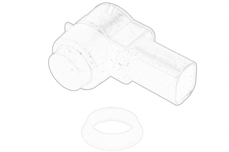 Senzori - Senzor parcare CITROEN BERLINGO, C5 III; PEUGEOT 307, 308 CC, 308 I, 308 SW I, 407, 407 SW, PARTNER, PARTNER TEPEE, RCZ