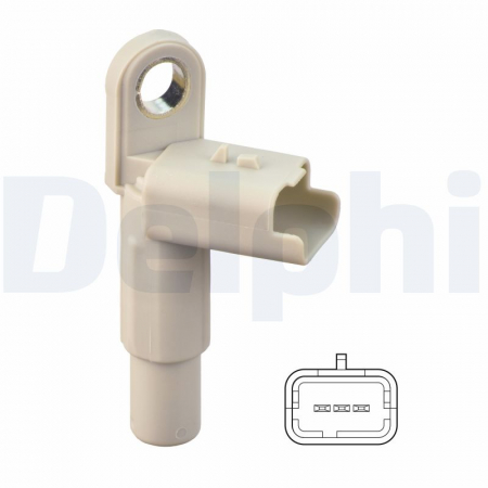Senzor pozitie ax cu came potrivit CITROEN C1, C2, C2 ENTERPRISE, C3 I, C3 PLURIEL, NEMO, NEMO/MINIVAN, XSARA; FORD FIESTA V, FIESTA VI, FUSION; PEUGEOT 1007, 107, 206, 206+ 1.4D/1.6D 09.01-