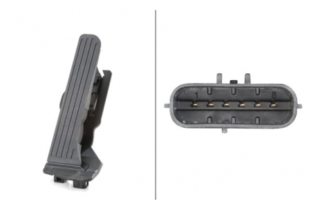 Senzori - Senzor pozitie clapeta acceleratie potrivit AUDI A3, TT; SEAT LEON, LEON SC; SKODA OCTAVIA I, OCTAVIA II, OCTAVIA III, SUPERB II, SUPERB III; VW BEETLE, CC B7, EOS 1.2-Electric 05.03-