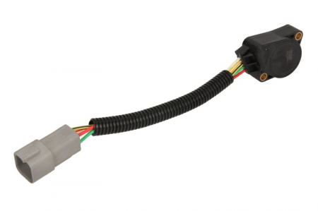Senzor pozitie pedala acceleratie (5 pin;  gri; mufa; patrat; cu fire) VOLVO FH 12, FH 16, FH 16 II, FM 12, FM 9, FMX dupa 1993 [1]