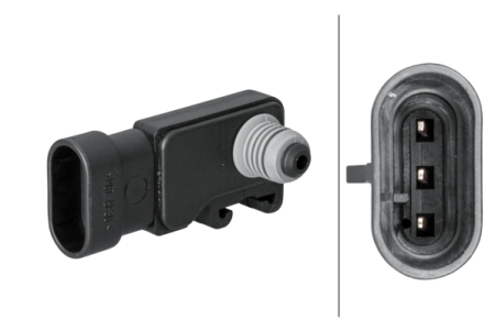 Electrica - Senzor presiune galerie admisie (3 pin) potrivit CHEVROLET EPICA, HHR, REZZO; DACIA LOGAN; DAEWOO LEGANZA, NUBIRA, TACUMA / REZZO; ISUZU TROOPER III; NISSAN MICRA III 1.2-5.3 05.97-