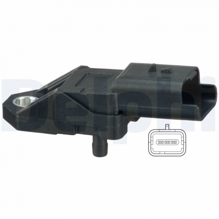 Senzor presiune galerie admisie (3 pin) potrivit CITROEN C3 II, C5 II, C5 III, C6, C8, C-CROSSER, C-CROSSER ENTERPRISE, DS3; FIAT ULYSSE; FORD B-MAX, FIESTA VI 1.4D/1.5D/2.2D 06.02- [3]