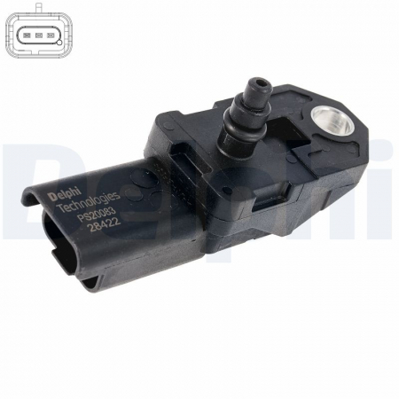 Senzor presiune galerie admisie potrivit DS DS 3 DS 4; CITROEN BERLINGO MULTISPACE, C3 AIRCROSS II, C3 II, C3 III, C3 PICASSO, C4 CACTUS, C4 GRAND PICASSO II, C4 II, C4 PICASSO II 1.2 dupa 2013 - (3 p [2]
