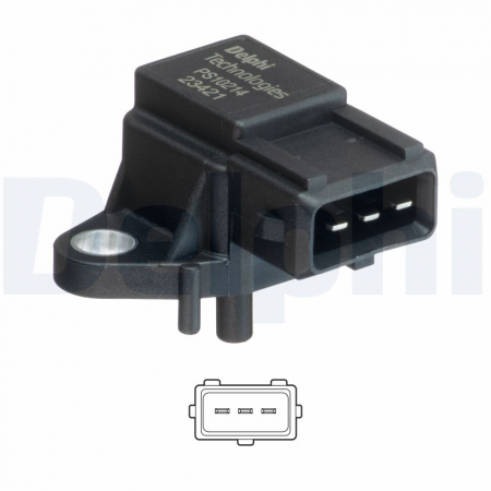 Senzor presiune galerie admisie (3 pin) potrivit MERCEDES A (W168), C T-MODEL (S202), C (W202), E T-MODEL (S210), E (W210), G (W463), SPRINTER 2-T (B901, B902) 1.7D-4.3D 02.95- [2]