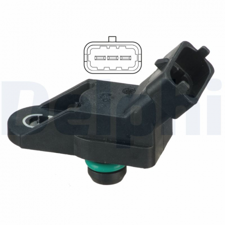 Senzor presiune galerie admisie (3 pin) potrivit OPEL ASTRA G, ASTRA G/KOMBI, OMEGA B, VECTRA B, VECTRA C, VECTRA C GTS, ZAFIRA A 2.0D/2.2D 06.97-08.06 [2]