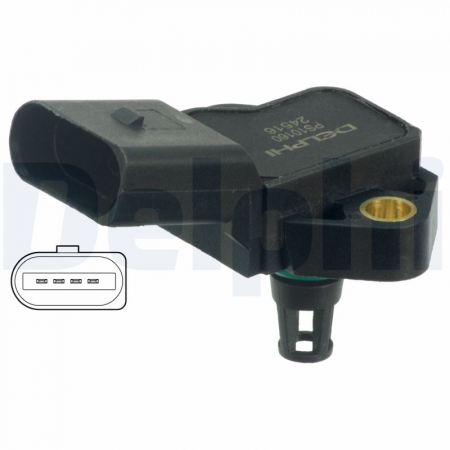 Senzor presiune galerie admisie (4 pin) potrivit AUDI A2; VW BORA, BORA I, GOLF IV 1.6 01.02-06.06 [1]