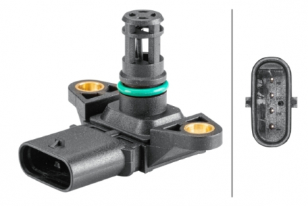 Electrica - Senzor presiune galerie admisie potrivit BMW Seria 1 (E82), 1 (E88), 1 (F20), 1 (F21), 2 (F22, F87), 2 (F23), 3 (E90), 3 (E91), 3 (E92), 3 (E93), 3 (F30, F80), 3 (F31) 1.6-6.75 dupa 2006 - (4 pin)