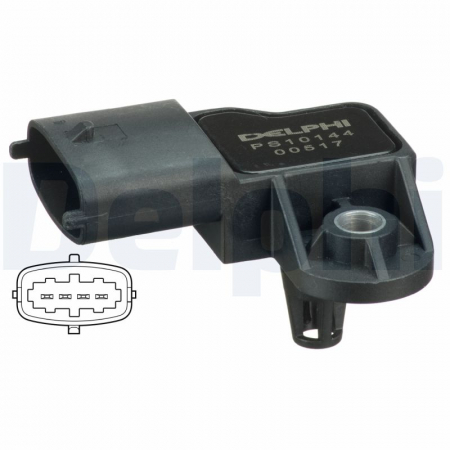 Senzor presiune galerie admisie (4 pin) potrivit IVECO DAILY III, DAILY IV, DAILY V, DAILY VI, MASSIF; ABARTH GRANDE PUNTO; ALFA ROMEO 147, 156, 159, 166, BRERA, GIULIA 0.9-3.0D 09.98- [2]