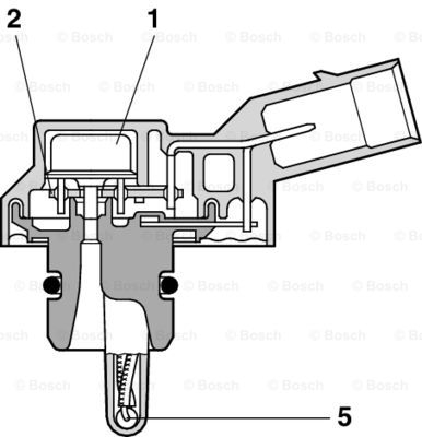 Senzor presiune galerie admisie GAZ SADKO; CHEVROLET VECTRA; OPEL VECTRA C, VECTRA C GTS; SAAB 9-3 2.8/4.8D dupa 1997 [5]