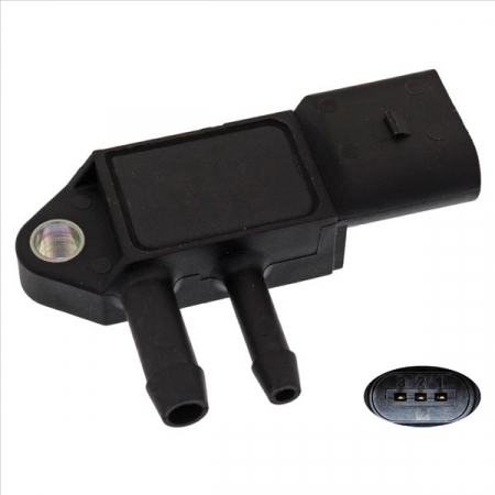 Senzor presiune gaze evacuare potrivit AUDI A4 ALLROAD B8, A4 B8, A5, A6 ALLROAD C6, A6 ALLROAD C7, A6 C6, A6 C7, A7, A8 D4, Q5, Q7; PORSCHE CAYENNE 1.9D-6.0D dupa 2003 (numar pini: 3) [2]