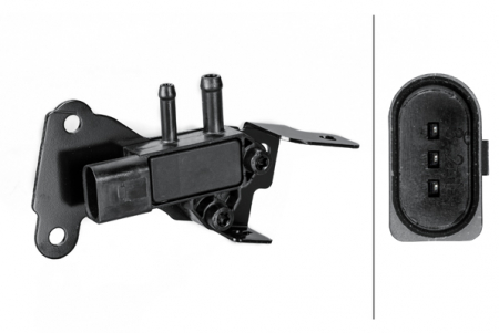 Electrica - Senzor presiune gaze evacuare (numar pini: 3) potrivit OPEL ANTARA A 2.2D 12.10-12.15