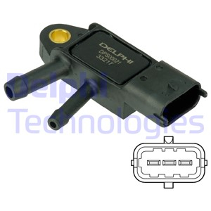 Piese Auto - Senzor presiune gaze evacuare (numar pini: 3,) VOLVO C30, C70 II, S40 II, S60 II, S60 III, S80 II, S90 II, V40, V50, V60 I, V60 II, V70 III, V90 II, XC40, XC60, XC60 II, XC70 II 1.5-2.4DH dupa 2004