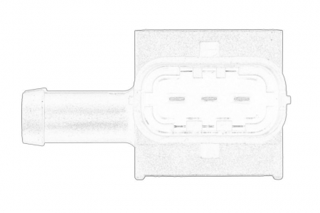 Senzor presiune gaze evacuare potrivit VOLVO potrivit RVI C, D; VOLVO 7900, 8900, 9700, 9900, B11, FE II, FL III D11K430-DTI8-122HS 05.12- [1]