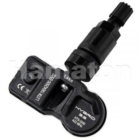 Senzori presiune roata - Senzor presiune roata TPMS HAMATON EU-PRO Hybrid 3,5, programabila universal cu valva aluminiu (negru), 433 MHz