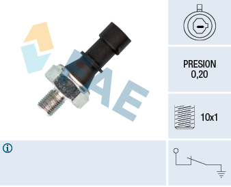 Electrica - Senzor presiune ulei (0,2bar; 1 pin; negru) OPEL ASTRA H, ASTRA H GTC, CORSA D, MERIVA A, SIGNUM, VECTRA C, VECTRA C GTS, ZAFIRA B 1.7D/3.0D intre 2005-2015
