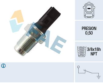 Electrica - Senzor presiune ulei (0,5bar; 1 pin; negru) FORD COUGAR, MAVERICK, MONDEO II, MONDEO III; JAGUAR S-Tip, XF, XJ, X-Tip; MAZDA MPV II, TRIBUTE 2.5/3.0 dupa 1998