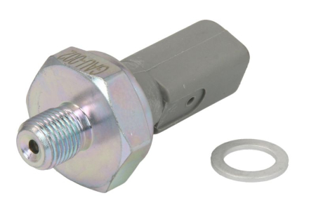 Electrica - Senzor presiune ulei (0,75-1,05bar, 1 pin, gri) potrivit AUDI A3, A4 B5, A4 B6, A4 B7, A6 C5, A6 C6, A8 D2, A8 D3, ALLROAD C5, CABRIOLET B3; FORD GALAXY I; SEAT CORDOBA 1.9D-4.2D 01.95-03.16