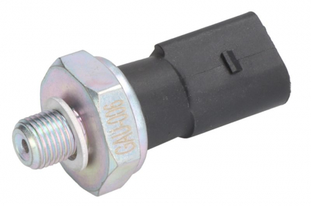 Senzori - Senzor presiune ulei (1,2-1,6bar; 2 pin; negru) potrivit AUDI A3, A4 B7, A6 ALLROAD C6, A6 C6, A8 D3, TT; SEAT ALTEA, ALTEA XL, LEON, TOLEDO III; SKODA OCTAVIA II; VW EOS 2.0-3.2 05.03-08.15