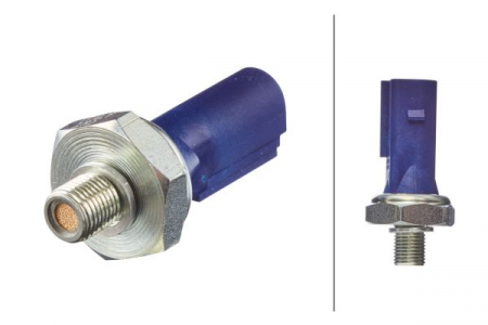 Electrica - Senzor presiune ulei potrivit AUDI A1, A3, A4 ALLROAD B8, A4 B8, A4 B9, A5, A6 ALLROAD C7, A6 C7, A7, A8 D4, Q2, Q3, Q5, Q7, TT; PORSCHE MACAN 1.0-3.0 dupa 2004 - (2,5bar; 1 pin; albastru)
