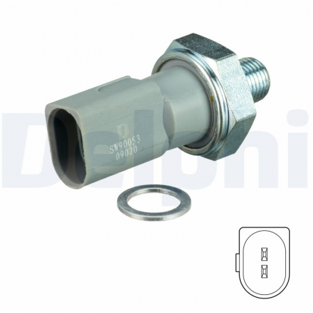 Electrica - Senzor presiune ulei potrivit AUDI A4 B8, A5, A6 ALLROAD C6, A6 ALLROAD C7, A6 C6, A6 C7, A7, A8 D3, A8 D4, Q5, Q7; VW TOUAREG 2.8-4.2D 2006-2018 - (gri)