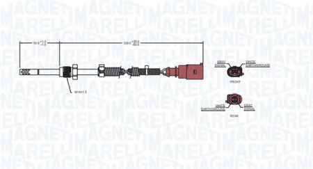 Injectie centrala/comanda - Senzor temperatura evacuare AUDI A4, A4 ALLROAD, A5, Q5 2.7D/3.0D intre 2007-2017