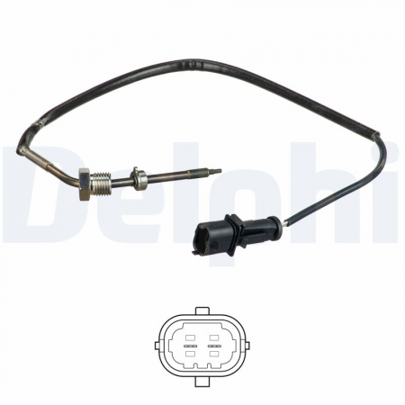 Senzor temperatura evacuare (dupa convertizor catalitic) potrivit FIAT DOBLO, DOBLO CARGO, LINEA 1.3D 06.07- [1]