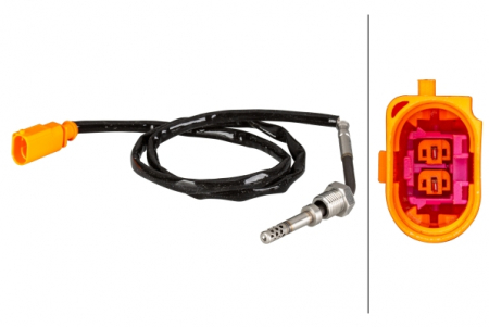 Senzori - Senzor temperatura evacuare (dupa DPF) potrivit AUDI A1; SEAT IBIZA IV, IBIZA IV SC, IBIZA IV ST, TOLEDO IV; SKODA FABIA II, RAPID, ROOMSTER, ROOMSTER PRAKTIK; VW POLO, POLO V 1.2D/1.6D 05.09-