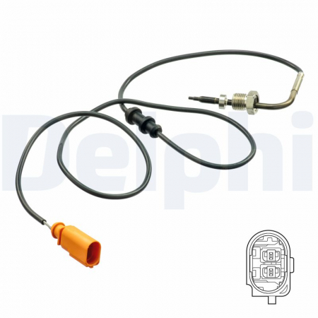 Senzor temperatura evacuare (dupa DPF) potrivit AUDI A3; VW BEETLE, GOLF VI, JETTA III, JETTA IV 2.0D 09.04- [1]