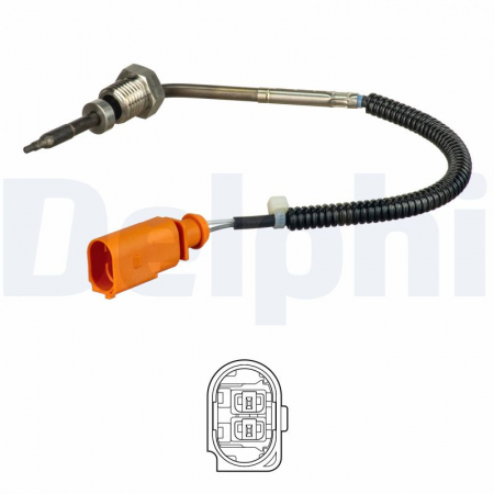 Senzor temperatura evacuare (dupa DPF) potrivit AUDI A4 ALLROAD B8, A4 B8, A5, Q5 2.0D 11.07-05.17 [1]