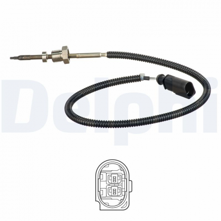 Senzor temperatura evacuare potrivit AUDI A4 ALLROAD B8, A4 B8, A5, Q5 2.7D/3.0D 2007-2017 - (dupa DPF) [1]