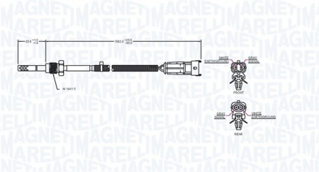 Senzor temperatura evacuare (dupa DPF) potrivit OPEL ASTRA H, ASTRA H GTC, ASTRA H/KOMBI, ZAFIRA B, ZAFIRA B/MINIVAN 1.7D 02.07-04.15 [1]