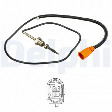 Senzor temperatura evacuare (dupa DPF) potrivit VW CALIFORNIA T5 CAMPER, MULTIVAN T5, TRANSPORTER T5 1.9D 01.06-11.09 [1]