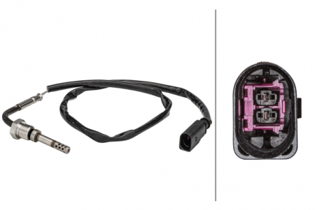 Senzor temperatura evacuare (inainte de catalizator) potrivit VW MULTIVAN V, MULTIVAN VI, TRANSPORTER / CARAVELLE VI, TRANSPORTER V, TRANSPORTER VI 2.0D 09.09-12.19