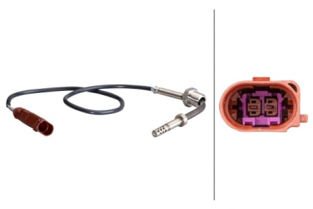 Senzor temperatura evacuare (inainte de DPF) potrivit AUDI A3; SEAT ALTEA, ALTEA XL, LEON, TOLEDO III; SKODA OCTAVIA II, SUPERB II; VW EOS, GOLF PLUS V, GOLF V, JETTA III 1.9D/2.0D 05.03-
