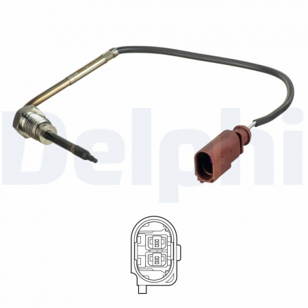 Senzor temperatura evacuare (inainte de DPF) potrivit PORSCHE CAYENNE; VW TOUAREG 3.0D 01.10- [1]