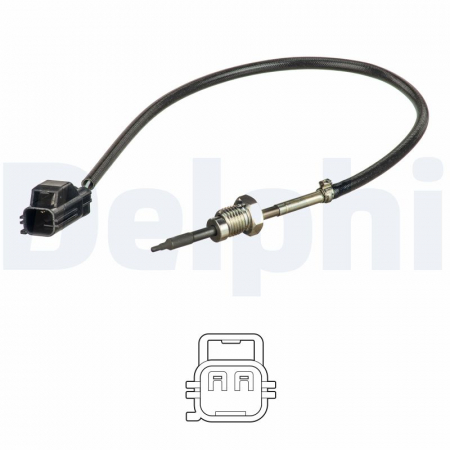 Senzor temperatura evacuare potrivit VOLVO S60 I, V70 II, XC70 I, XC90 I 2.4D 2001-2014 - (inainte de DPF) [1]
