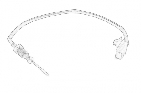 Piese Auto - Senzor temperatura evacuare  NISSAN PRIMASTAR; OPEL VIVARO A; RENAULT ESPACE IV, GRAND SCENIC II, GRAND SCENIC III, KOLEOS I, LAGUNA, LAGUNA II 2.0D dupa 2005