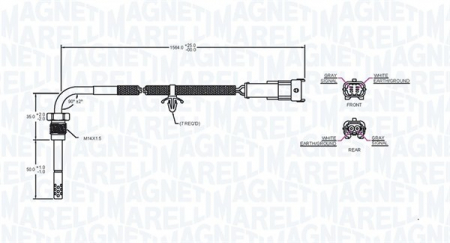 Injectie centrala/comanda - Senzor temperatura evacuare OPEL ASTRA H, ASTRA H GTC, ZAFIRA B 1.9D intre 2004-2015