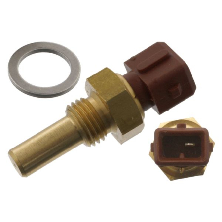Electrica - Senzor temperatura lichid racire potrivit BMW 3 (E30), 5 (E28), 5 (E34), Z1; LAND ROVER RANGE ROVER II 1.6-2.8 1981-2002 (numar pini: 1, maro)