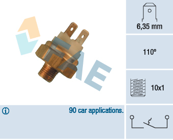 Elemente sistem racire - Senzor temperatura lichid racire  (numar pini: 2, alb) AUDI 100, 200, 80, A6, CABRIOLET, COUPE 1.8-4.2 intre 1983-1998