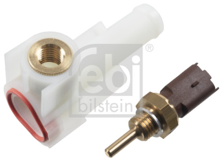 Electrica - Senzor temperatura lichid racire potrivit ABARTH 500 / 595 / 695, 500C / 595C / 695C, PUNTO, PUNTO EVO; ALFA ROMEO GIULIETTA, MITO; FIAT 500, 500 C 0.9-1.9D dupa 1999 (numar pini: 2, alb/maro)