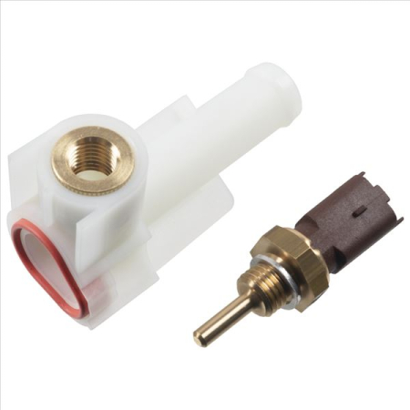 Senzor temperatura lichid racire potrivit ABARTH 500 / 595 / 695, 500C / 595C / 695C, PUNTO, PUNTO EVO; ALFA ROMEO GIULIETTA, MITO; FIAT 500, 500 C 0.9-1.9D dupa 1999 (numar pini: 2, alb/maro) [2]