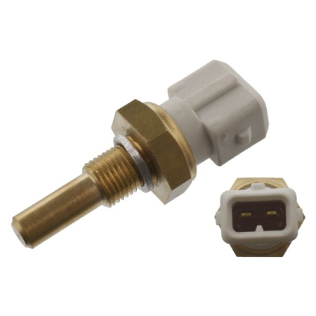 Electrica - Senzor temperatura lichid racire potrivit AUDI 100 C3, 100 C4, 80 B2, 80 B3, 80 B4, 90 B3, A6 C4, CABRIOLET B3, COUPE B2, COUPE B3; SEAT CORDOBA, IBIZA II 1.0-2.8 dupa 1978 (numar pini: 2, alb)