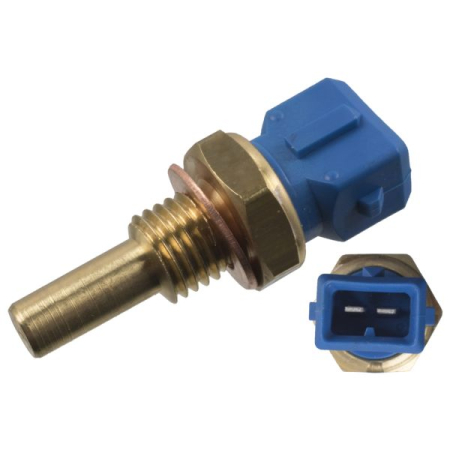Senzor temperatura lichid racire potrivit IVECO DAILY II; VOLVO 240, 740; BMW 3 (E30), 3 (E36), 5 (E28), 5 (E34), 6 (E24), 7 (E23), 7 (E32), Z1 0.9-7.8D 1977-2008 (numar pini: 2, albastru) [1]