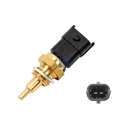 Electrica - Senzor temperatura lichid racire potrivit DAF CF, CF 75, CF 85, SB, XF 105, XF 106, XF 95; TEMSA HD, LD, MARATON, SAFIR 33CTA-XF355M dupa 1998 (numar pini: 2, dimensiune cheie: 19mm, verde)