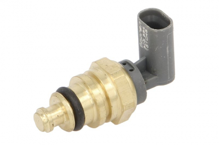 Electrica - Senzor temperatura lichid racire (numar pini: 2, gri) potrivit FORD C-MAX II, FIESTA VII, FOCUS IV, KUGA III, PUMA, TOURNEO CONNECT V408 NADWOZIE WIELKO, TOURNEO CUSTOM V362 1.0-2.5H 10.12-