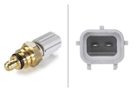 Electrica - Senzor temperatura lichid racire potrivit VOLVO C30, S40 II, S60 II, S80 II, V40, V50, V60 I, V70 III, XC60 I; CITROEN JUMPER II; FORD B-MAX, C-MAX, C-MAX II 1.0-5.0 dupa 1996 (numar pini: 2, gri)