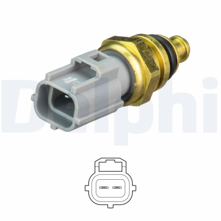 Senzor temperatura lichid racire potrivit VOLVO C30, S40 II, S60 II, S80 II, V50, V60 I, V70 III, XC60 I; CITROEN JUMPER II; FORD B-MAX, C-MAX, C-MAX II 1.0-5.0 dupa 1996 (numar pini: 2, gri) [1]