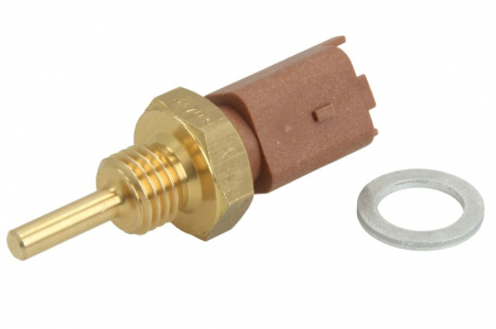 Elemente sistem racire - Senzor temperatura lichid racire  (numar pini: 2, maro) ABARTH 500 / 595 / 695, 500C / 595C / 695C, GRANDE PUNTO, PUNTO; ALFA ROMEO GIULIETTA, MITO; FIAT 500, 500 C, 500L, BRAVO II 0.9-1.4LPG dupa 200